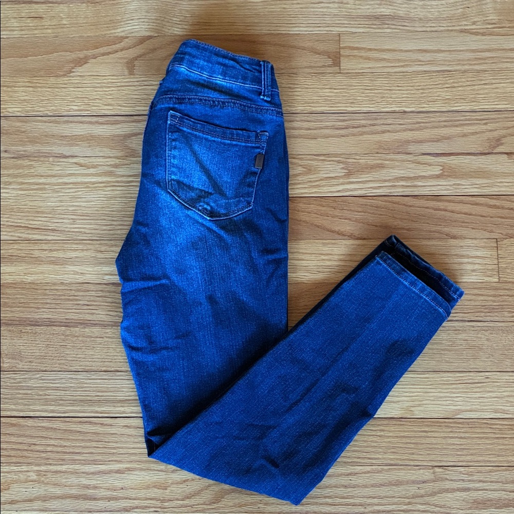 1822 Denim Women's Skinny Jeans - Dark Blue